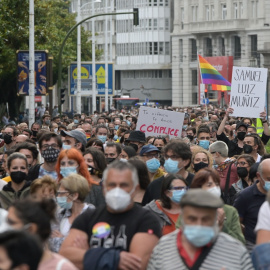  Concentración contra agresiones LGTBfóbicas, en A Coruña. M. Dylan / Europa Press.