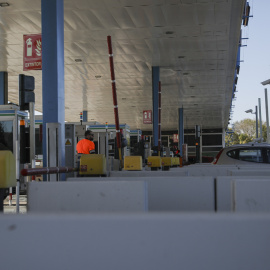 Imágenes de la autopista AP-4 Sevilla -Cádiz antes de que el pasado 31 de diciembre levantaran los peajes. E.P./María José López