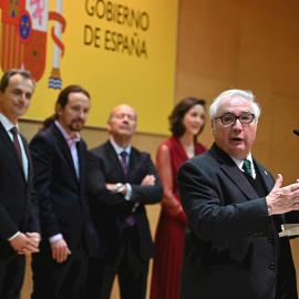 Pedro Duque, Manuel Castells, Pablo Iglesias