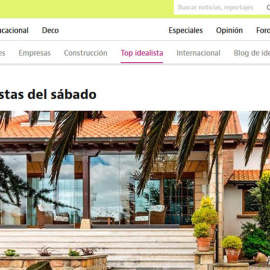 El portal inmobiliario Idealista.com se encuentra entre las veinte webs más visitadas en España. /IDEALISTA