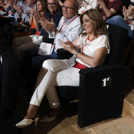 La presidenta de Andalucía, Susana Díaz, durante la inauguración del Congreso Federal del PSOE. /EFE