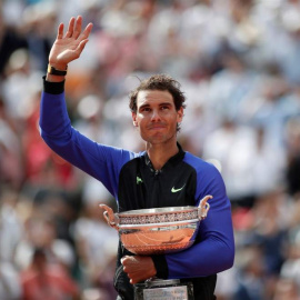 Rafa Nadal, amb el seu 10è trofeu de Roland Garros /Europa Press