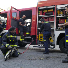 El 60% de los aspirantes a bombero en Burgos, eliminado por la prueba de ortografía. EFE/Archivo