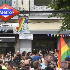 Fiestas del 'Orgullo Gay' en al barrio madrileño de Chueca.EFE/Archivo