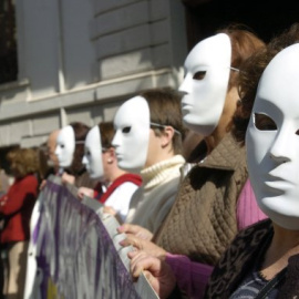 Manifestación contra la violencia machista.