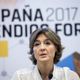 La ministra de Agricultura y Pesca, Alimentación y Medio Ambiente, Isabel García Tejerina, presenta la campaña de lucha contra incendios forestales en un año con "riesgo elevado" debido a las altas temperaturas y la ausencia de lluvias y con el recien