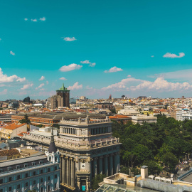 Vista panorámica de un barrio de Madrid. / Pixabay