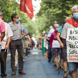 Pensionistas en Bilbao