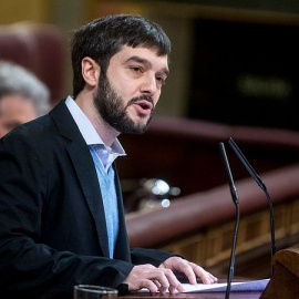 Pablo Bustinduy en el pleno del Congreso.