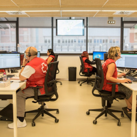 Sala d'atenció de la Creu Roja Catalunya. Miguel Velasco Almendral