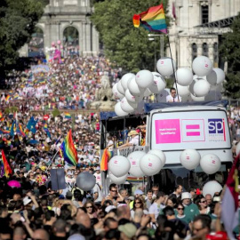 Imagen de archivo de una manifestación del Orgullo Gay en Madrid. EFE/Archivo