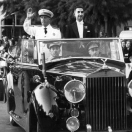 El dictador Francisco Franco en una de sus visitas veraniegas a Donostia. EFE