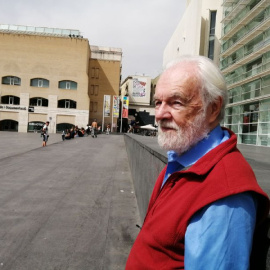 El geògraf urbà David Harvey ha estat Barcelona per presentar el seu darrer llibre. ANDER ZURIMENDI