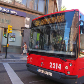 Autobus urbano de Zaragoza. E.P.