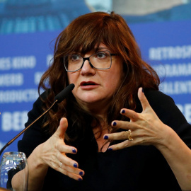 La cineasta Isabel Coixet durant la presentació 'Elisa y Marcela' a la Berlinale, el 13 de febrer del 2019. Reuters