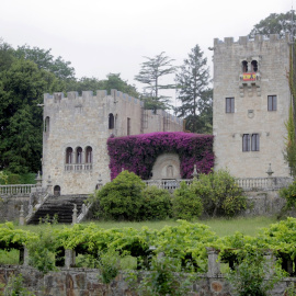 Fotografía realizada el 11 de julio de 2019 que muestra el Pazo de Meira en Sada, A Coruña. El Juzgado de Primera Instancia número 1 de A Coruña ha condenado a la familia Franco a devolver el Pazo de Meirás al declarar que es propiedad del Estado.