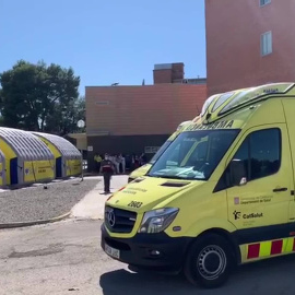 La Generalitat monta en Lleida un área sanitaria móvil contra el coronavirus