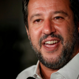 Imagen del partido de ultraderecha italiano, Matteo Salvini. / REUTERS / ALESSANDRO GAROFALO