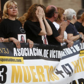 Concentración por las víctimas del Metro de Valencia. EFE