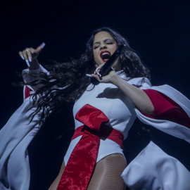 Rosalía en la gira de su disco 'El mal querer', por el que se llevó el Latin Grammy 2019 a Mejor álbum. / EUROPA PRESS