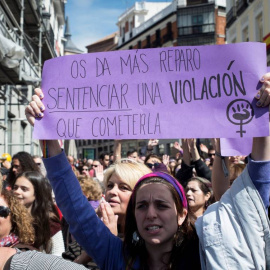 Imagen de archivo de una manifestación contra la sentencia de La Manada./ EFE