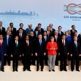 Los líderes mundiales en la cumbre del G-20 /Reuters