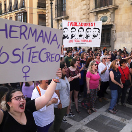 Manifestación en protesta por la sentencia de los miembros de la Manada | EFE/ Archivo