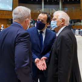 Josep Borrell durante el Consejo de ministros europeos de Asuntos Exteriores en Luxemburgo.- REUTERS