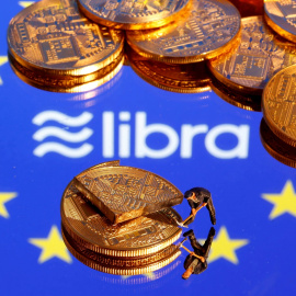 Ilustración de Libra, la criptimoneda de Facebook. REUTERS/Dado Ruvic/Illustration