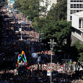 Manifestación en Sao Paulo por derechos LGBTI REUTERS/Nacho Doce