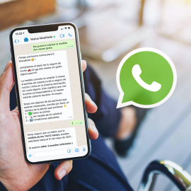 La aseguradora Mutua Madrileña atiende a sus clientes por Whatsapp.