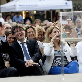 Puigdemont, hace unos días en un acto en Barcelona. EFE/Marta Pérez