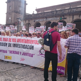 Manifestación de las víctimas del accidente de Alvia /EUROPA PRESS