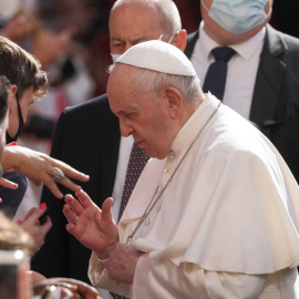 El papa Francisco en el Vaticano