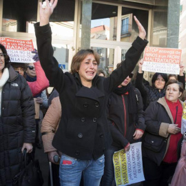 Mujeres en apoyo a Juana Rivas en Macarena /EUROPA PRESS