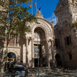 Fachada del Tribunal Superior de Justicia de Catalunya.