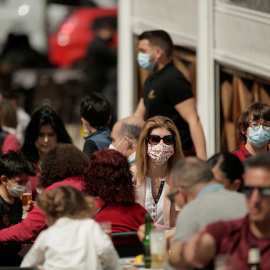 Personas en un bar este fin de semana