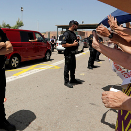 26/06/2019.- Los siete presos independentistas varones han ingresado en la cárcel de Lledoners a la que han sido trasladados una vez a quedado visto para sentencia el juicio del procés'. / EFE - SUSANA SAÉZ