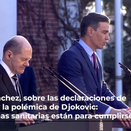 Pedro Sánchez, sobre las declaraciones de Almeida y la polémica de Djokovic: "Las normas sanitarias están para cumplirse"