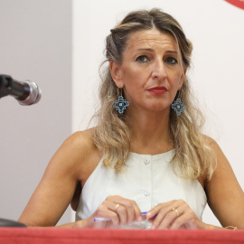 La vicepresidenta segunda del Gobierno y ministra de Trabajo y Economía Social, Yolanda Díaz, el 22 de julio de 2021.