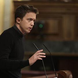 El líder de Más País, Íñigo Errejón, en una sesión plenaria en el Congreso el pasado 10 de noviembre.- EDUARDO PARRA (EUROPA PRESS)