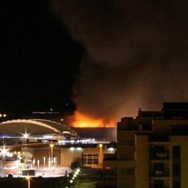 Incendio de Yeste / Twitter Policía de Albacete