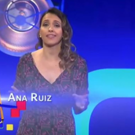 La presentadora Ana Ruiz durante el programa.