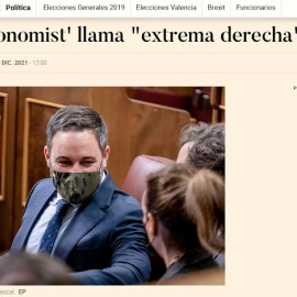 La comentada noticia de 'Expansión' haciéndose eco de una información de 'The Economist' sobre Vox