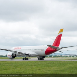 El modelo A350-900 Iberia. EUROPA PRESS