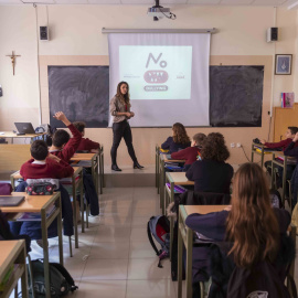 Clase contra el acoso escolar