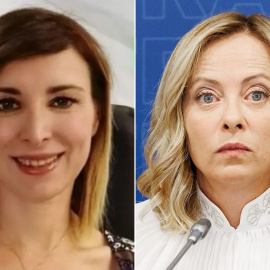 Imágenes de Rachele Mussolini (Facebook) y Giorgia Meloni (Europa Press).