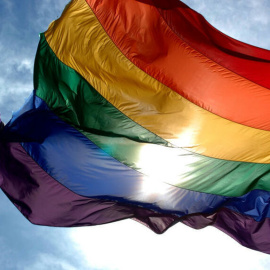 Imagen de archivo de una bandera LGTBI