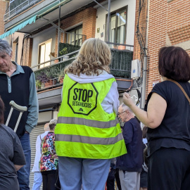 Desahucian a una mujer de 79 años y a su hija en el Paseo Pablo Iglesias de Getafe (Madrid), a 16 de septiembre de 2024.