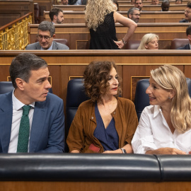 Pedro Sánchez, María Jesús Montero, Yolanda Díaz